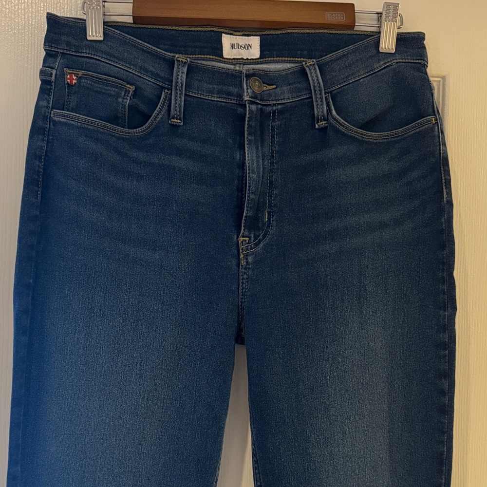 Hudson Jeans Women's Dark Blue Straight Leg Jeans - BLAIR COO